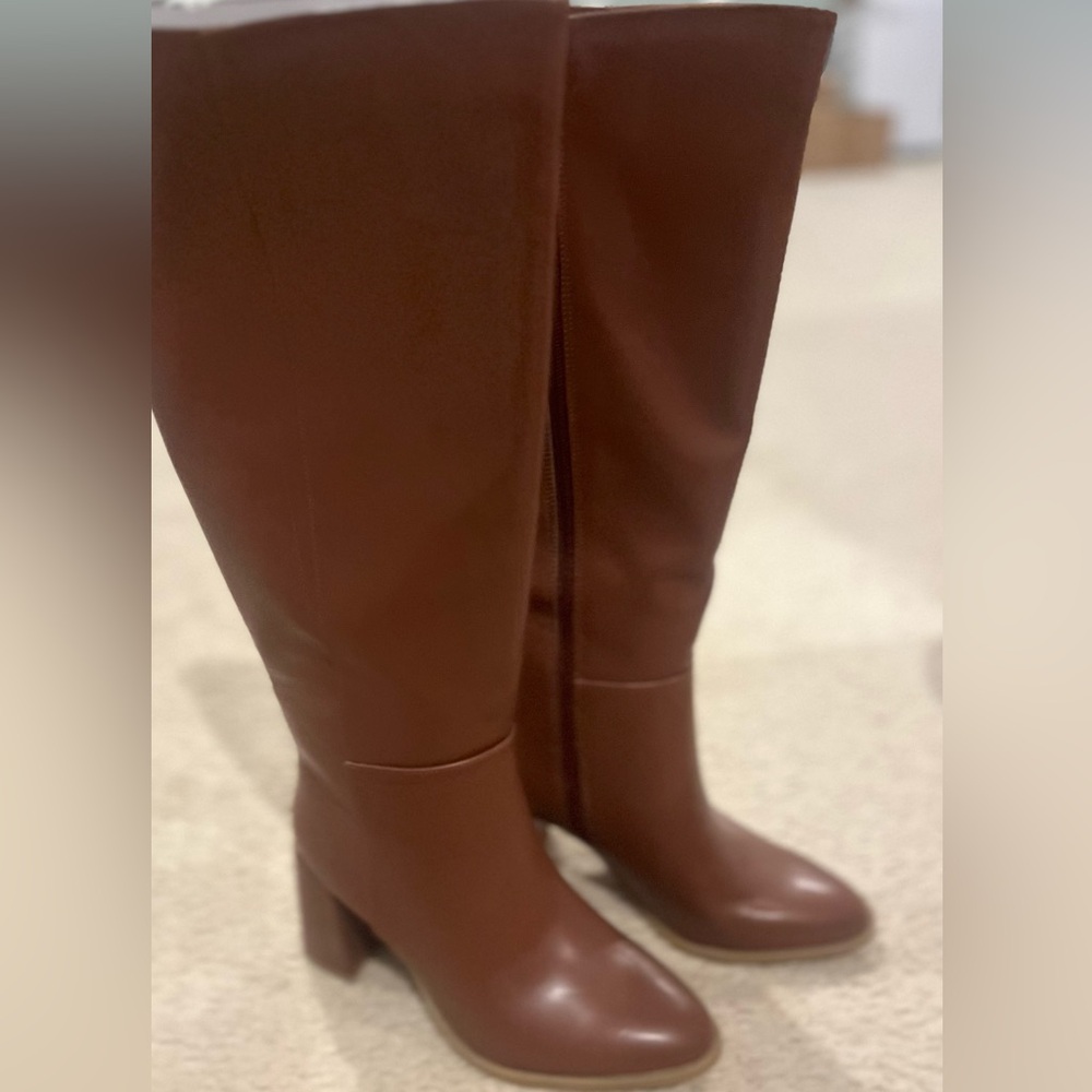 a new day Brown Heeled Boots